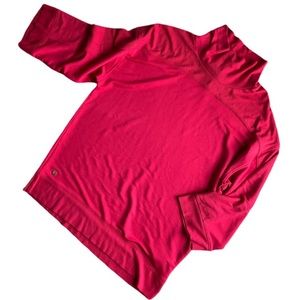 Lauren Ralph Lauren Large Red Drop Sleeve Cozy Thick Jersey Turtleneck